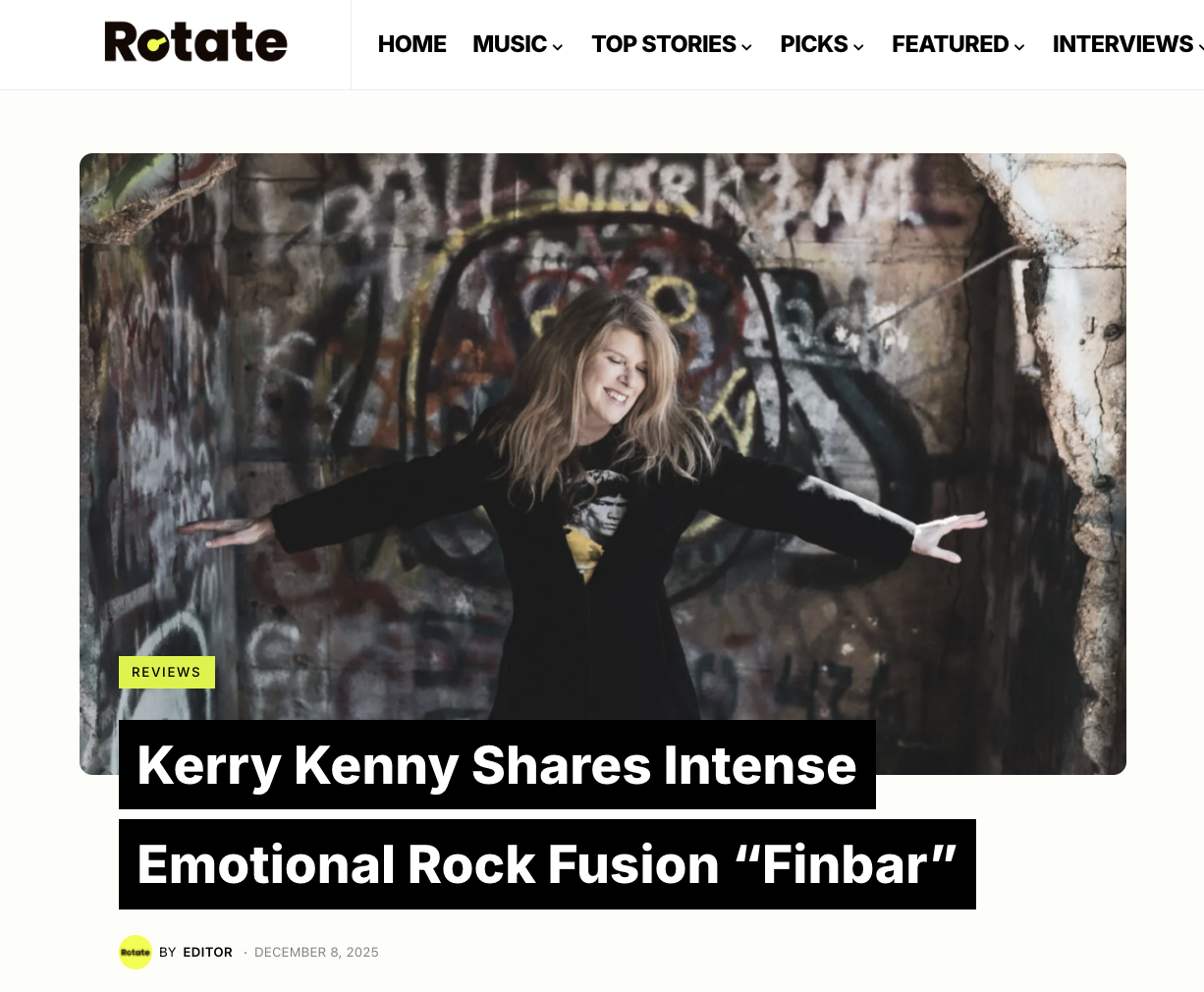 Finbar, ROTATE Magazine